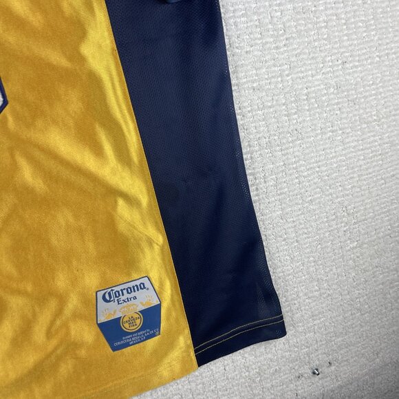 Vintage Calhoun Sportswear Football Corona Beer Bottle #6Mexico Beach T Shirt L - Picture 5 of 16